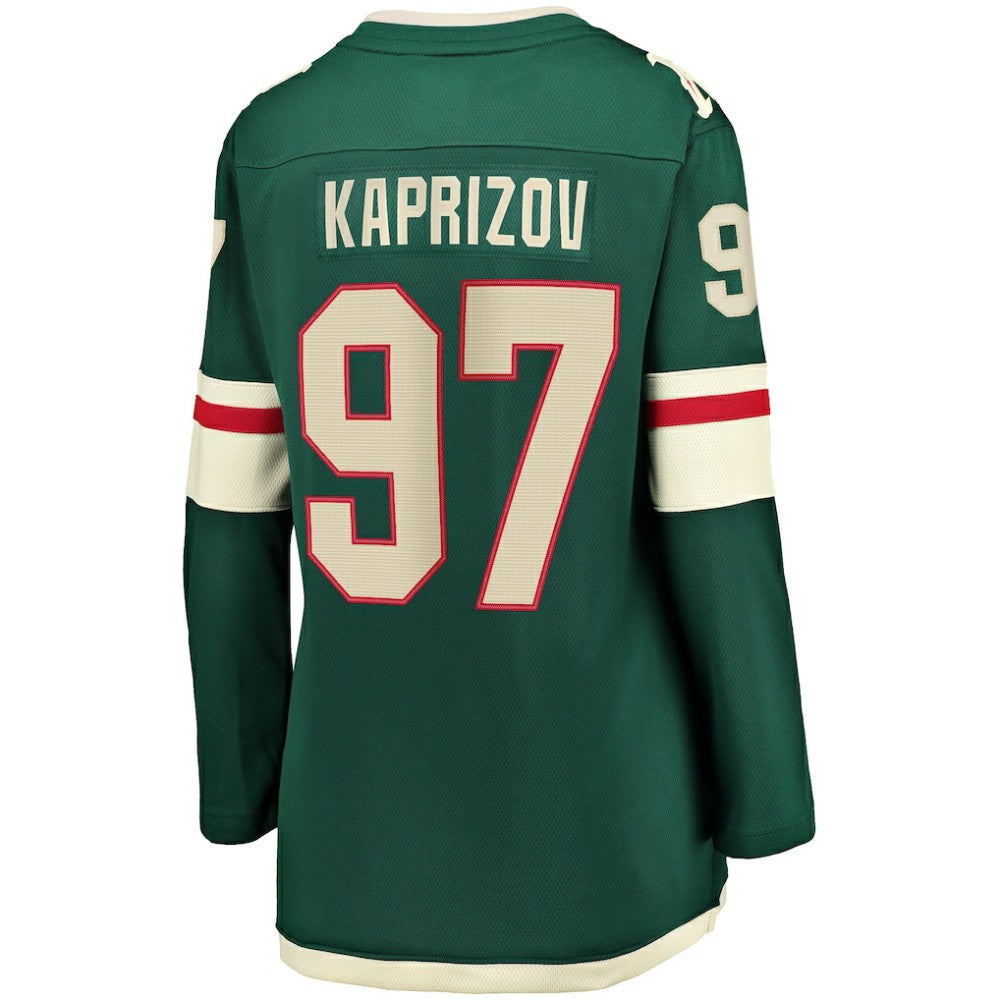 NHL Green Kirill Kaprizov Minnesota Wild Fanatics Women's Home Breakaway Replica Jersey