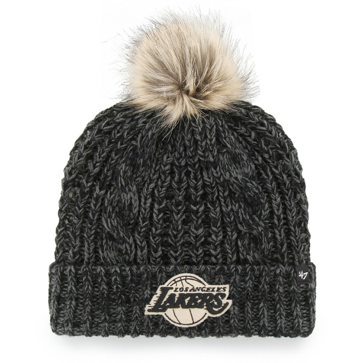 NBA Los Angeles Lakers '47 Women's Meeko Cuffed Knit Hat with Pom