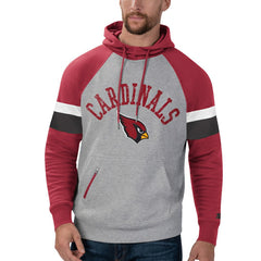Starter Home Run Raglan Pullover Hoodie - Arizona Cardinals