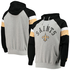 Starter Home Run Raglan Pullover Hoodie - New Orleans Saints