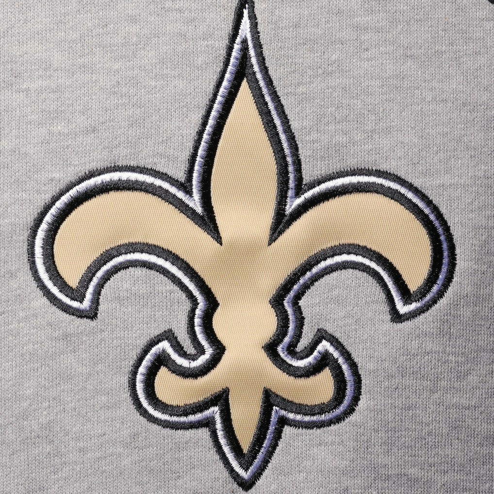 Starter Home Run Raglan Pullover Hoodie - New Orleans Saints