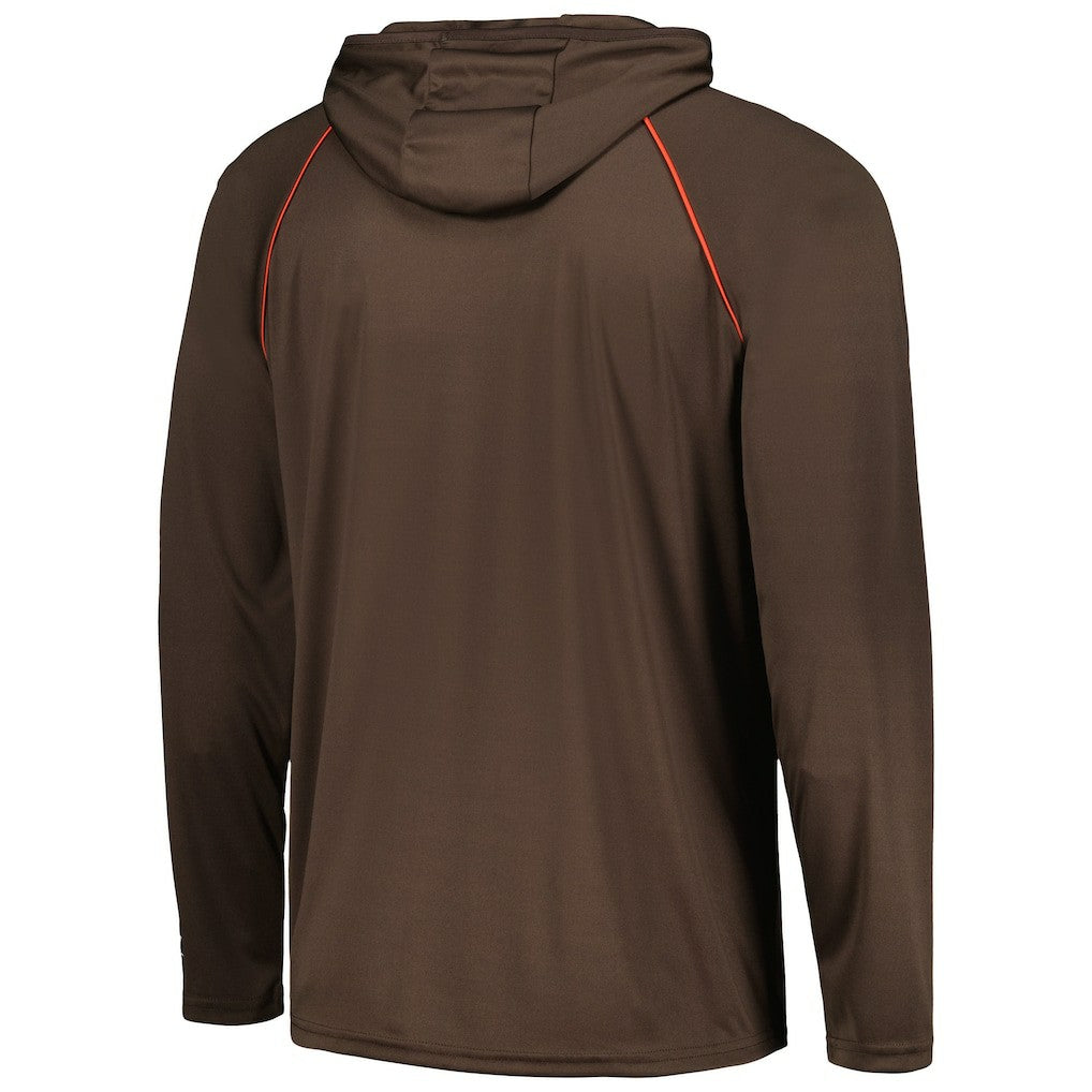 Starter Raglan Long Sleeve Hoodie T-Shirt - Cleveland Browns