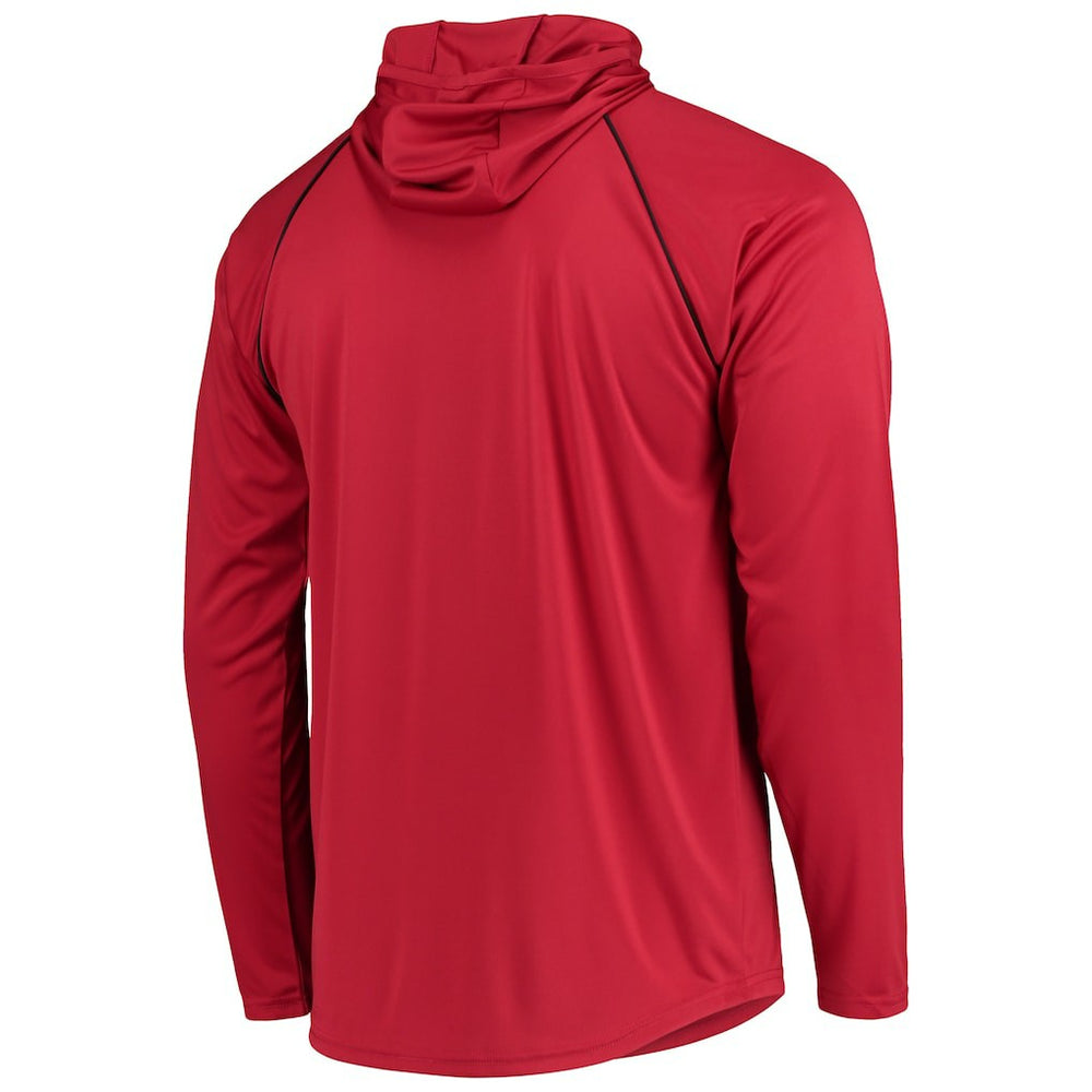 Starter Raglan Long Sleeve Hoodie T-Shirt - Arizona Cardinals