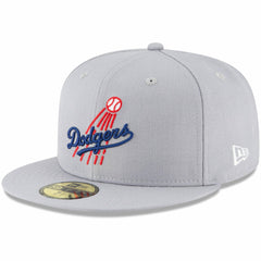 MLB Los Angeles Dodgers New Era Cooperstown Collection Logo 59FIFTY Fitted Hat