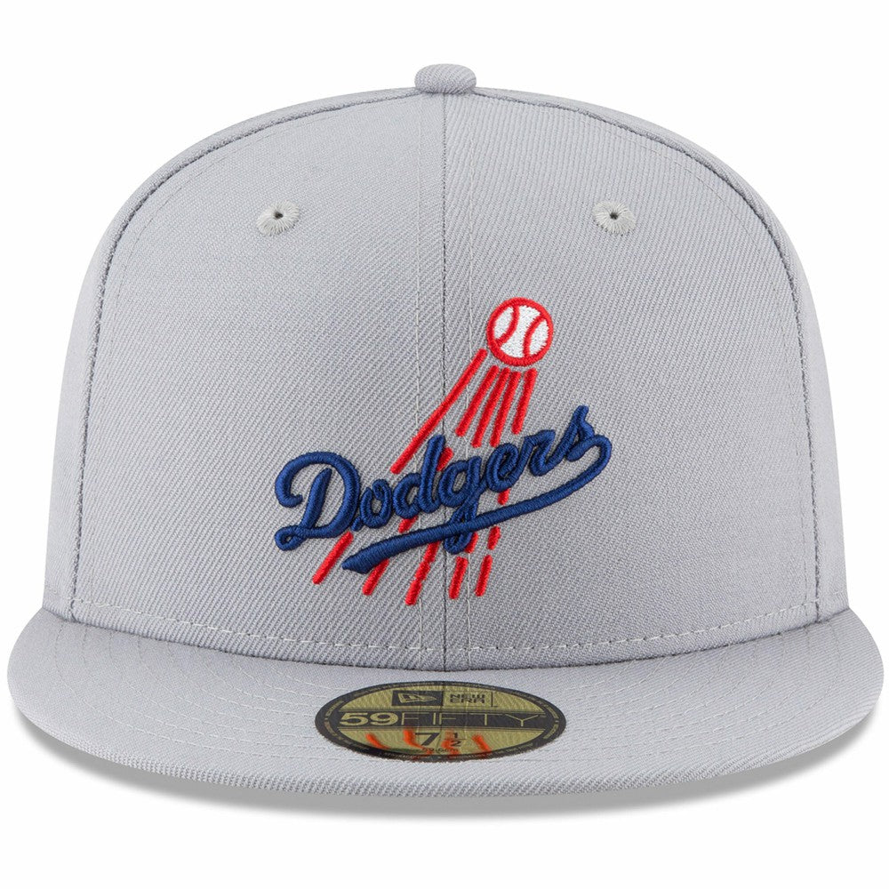 MLB Los Angeles Dodgers New Era Cooperstown Collection Logo 59FIFTY Fitted Hat