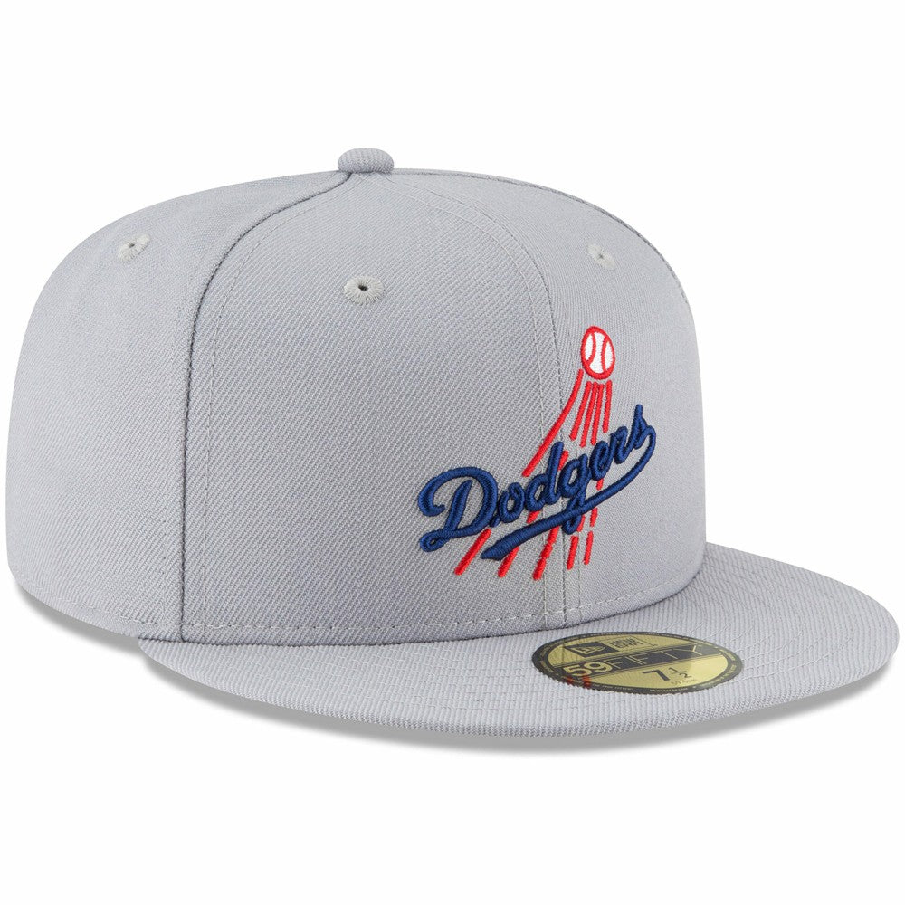 MLB Los Angeles Dodgers New Era Cooperstown Collection Logo 59FIFTY Fitted Hat