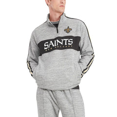 Tommy Hilfiger Mario Quarter-Zip Jacket - New Orleans Saints