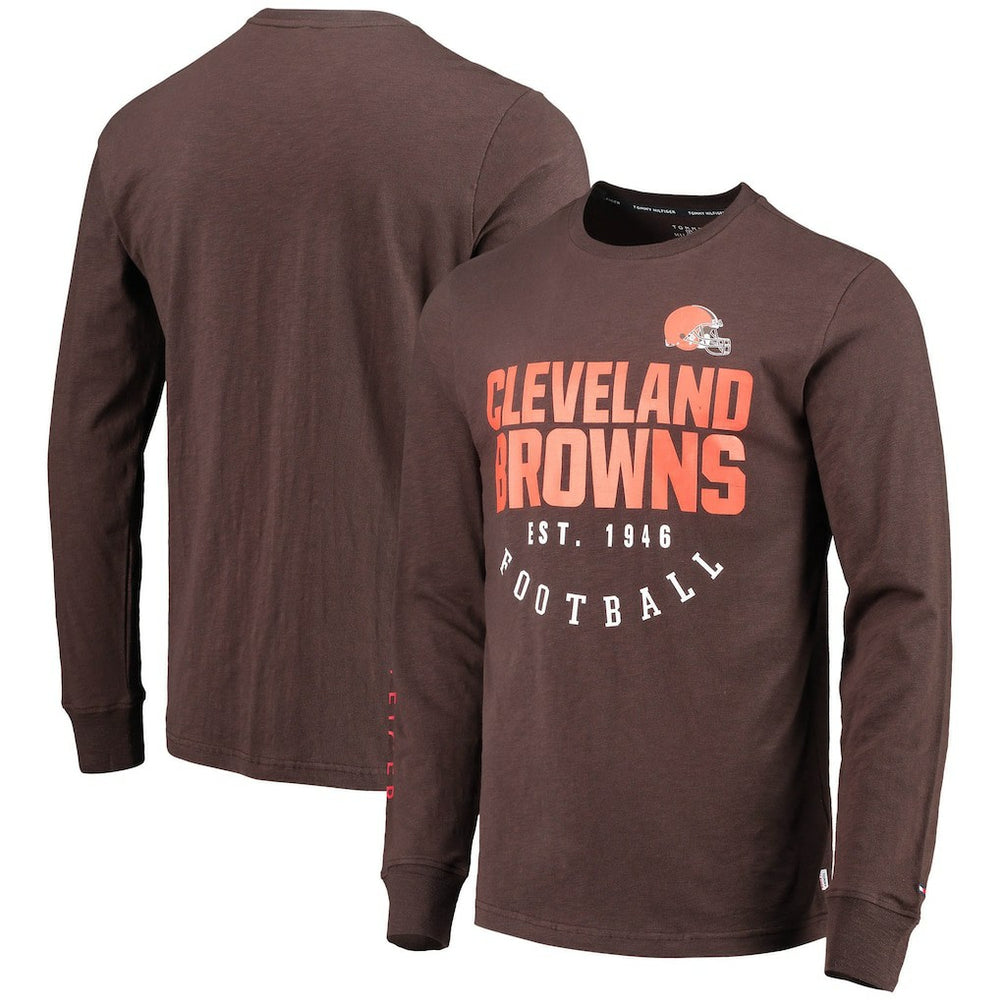 Tommy Hilfiger Peter Long Sleeve T-Shirt - Cleveland Browns