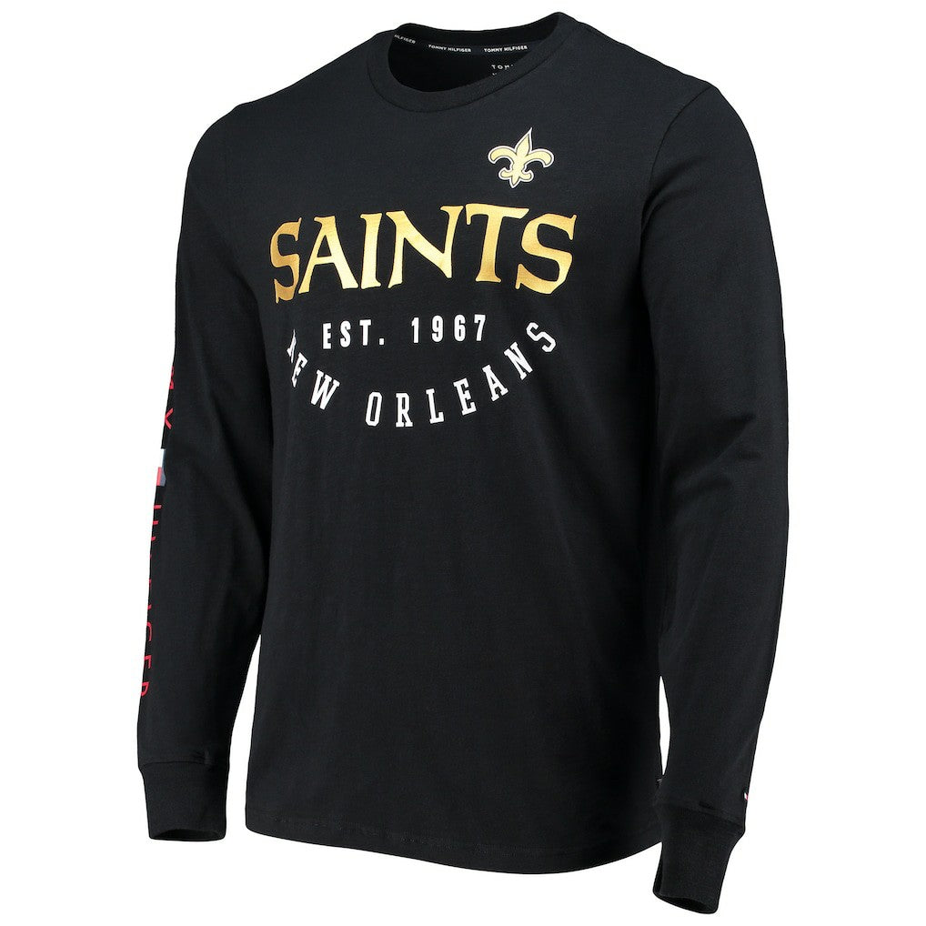 Tommy Hilfiger Peter Long Sleeve T-Shirt - New Orleans Saints