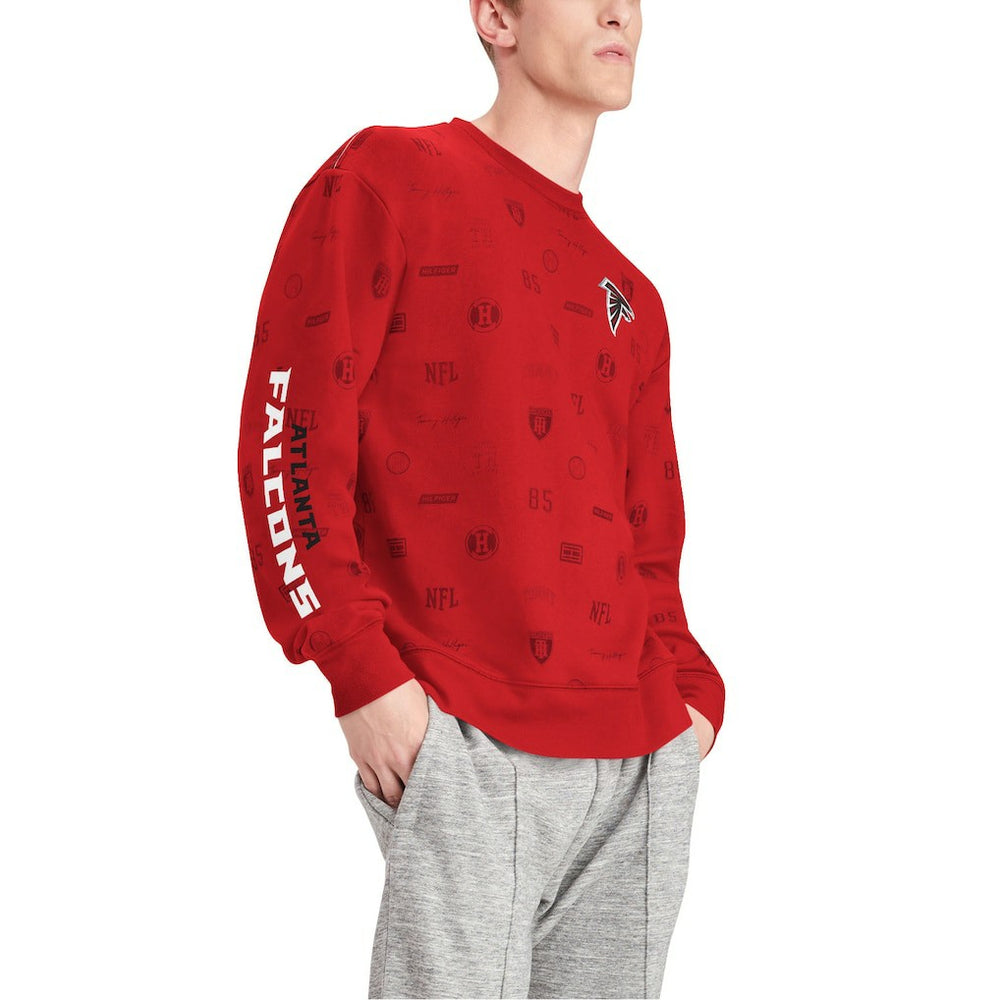 Tommy Hilfiger Reid Graphic Pullover Sweatshirt - Atlanta Falcons