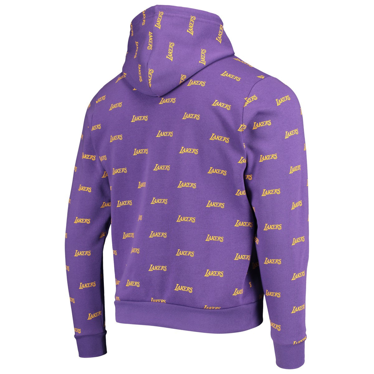 NBA Los Angeles Lakers The Wild Collective Unisex Allover Logo Pullover Hoodie