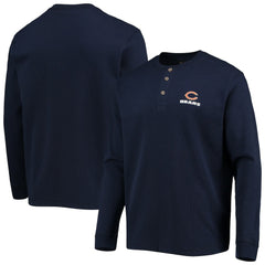 Dunbrooke Logo Maverick Thermal Henley Long Sleeve T-Shirt - Chicago Bears