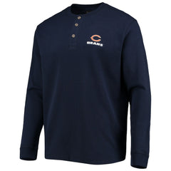 Dunbrooke Logo Maverick Thermal Henley Long Sleeve T-Shirt - Chicago Bears