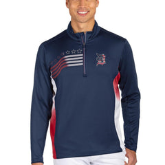 MLB Detroit Tigers Antigua Liberty Quarter-Zip Pullover Jacket