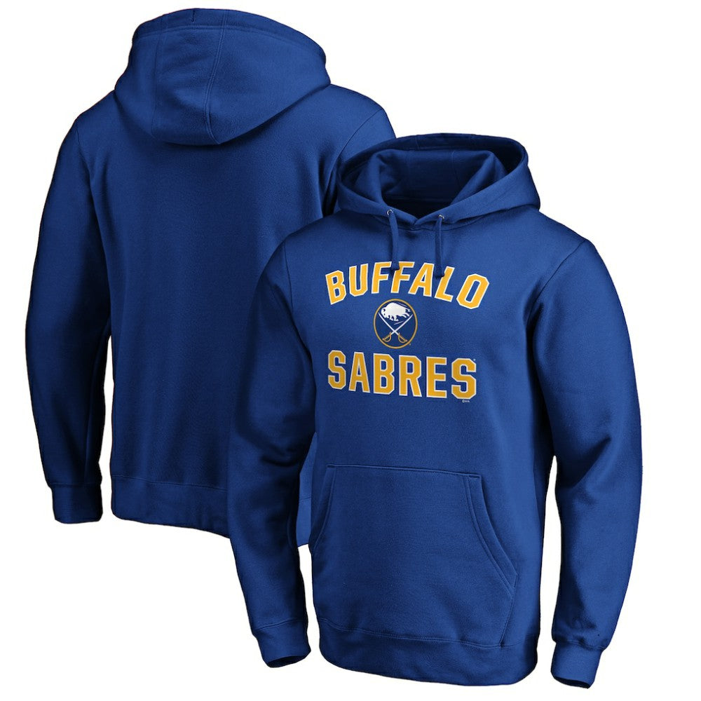 NHL Royal Buffalo Sabres Victory Arch Team Fitted Pullover Hoodie
