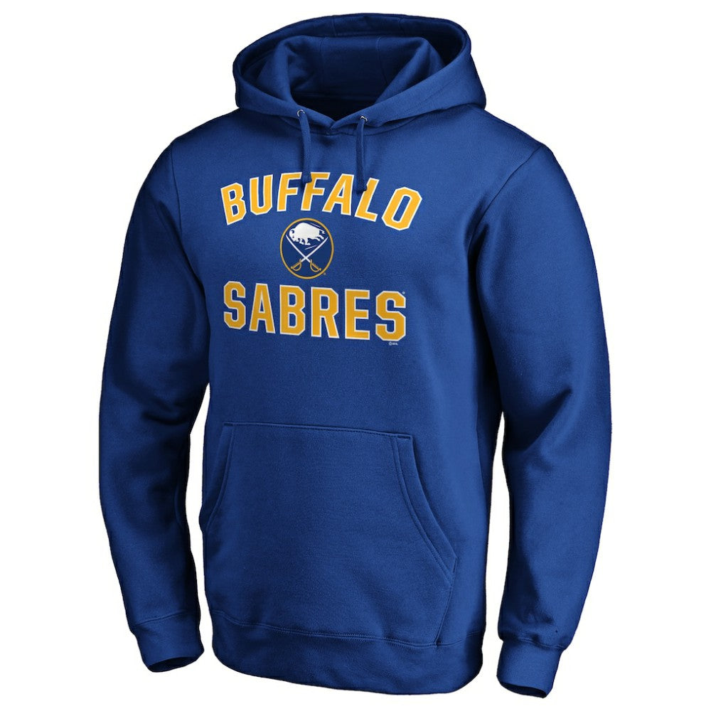 NHL Royal Buffalo Sabres Victory Arch Team Fitted Pullover Hoodie