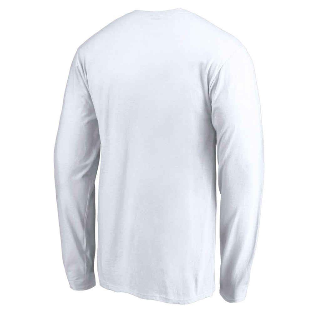 NHL White Boston Bruins Victory Arch Long Sleeve T-Shirt