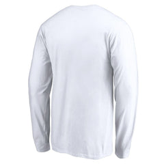 NHL White New York Rangers Victory Arch Long Sleeve T-Shirt