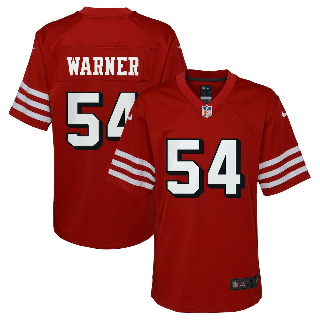 Fred Warner  Youth Game Jersey - San Francisco 49ers