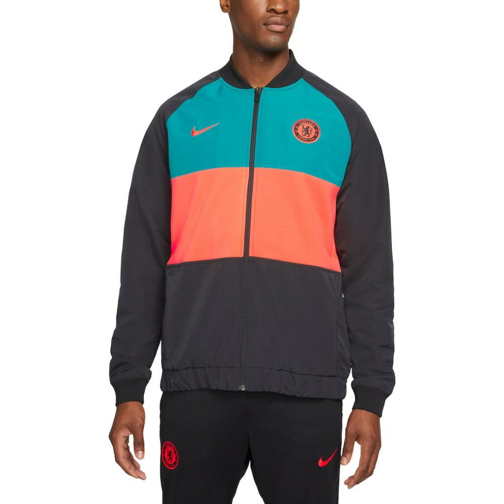 Chelsea I96 Woven Anthem Raglan Full-Zip Jacket - Nike Blue