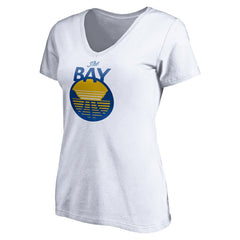 NBA Golden State Warriors Women's The Bay Logo V-Neck T-Shirt sale