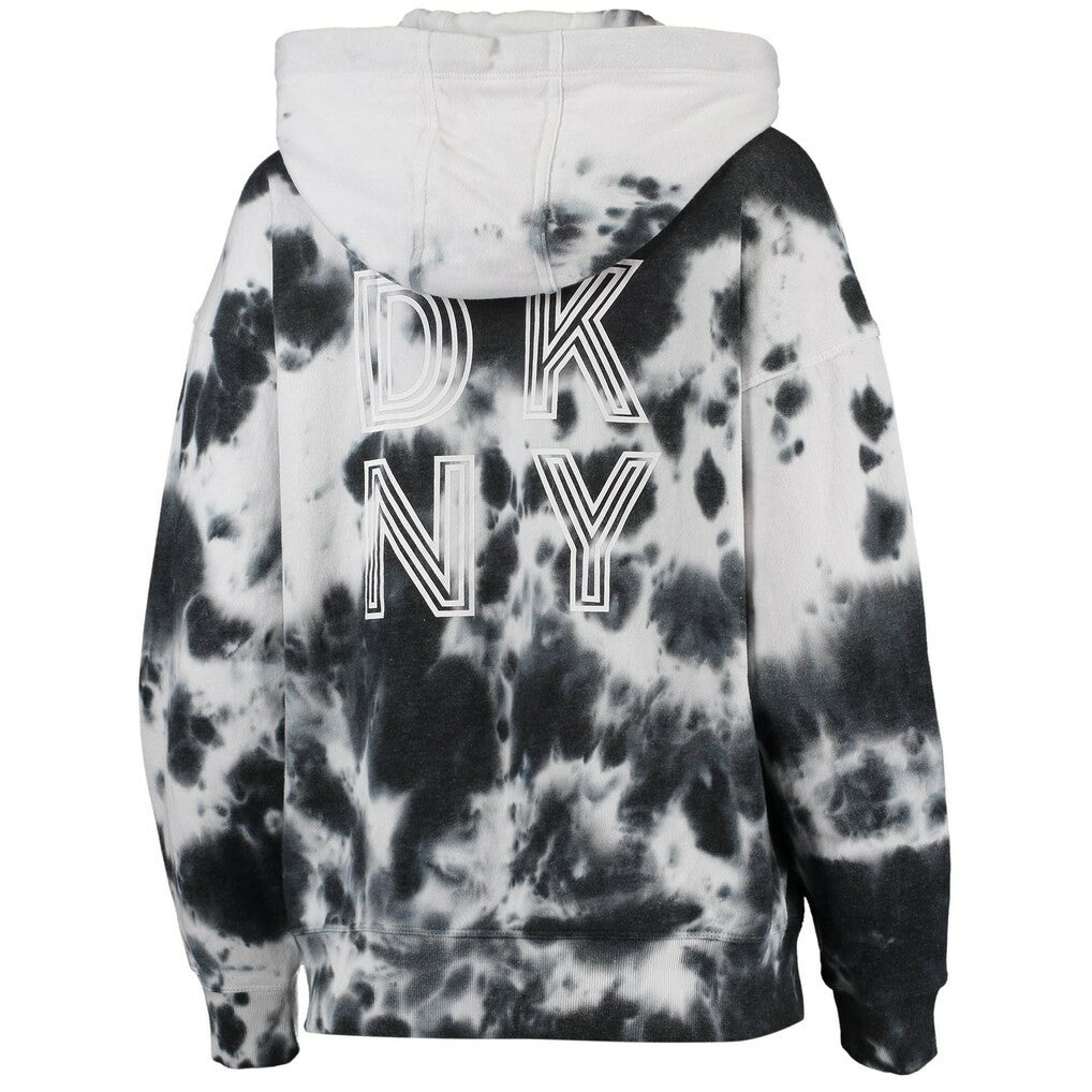 DKNY Sport Women's Dakota Oversized Tie-Dye Half-Zip Hoodie - Minnesota Vikings