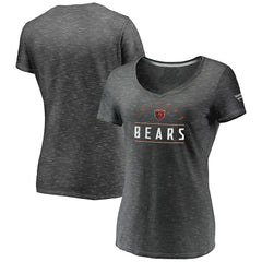 Women's League Leader Space Dye V-Neck T-Shirt - Chicago Bears