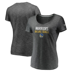 NBA Golden State Warriors Women's Double-Fade Space-Dye V-Neck T-Shirt sale