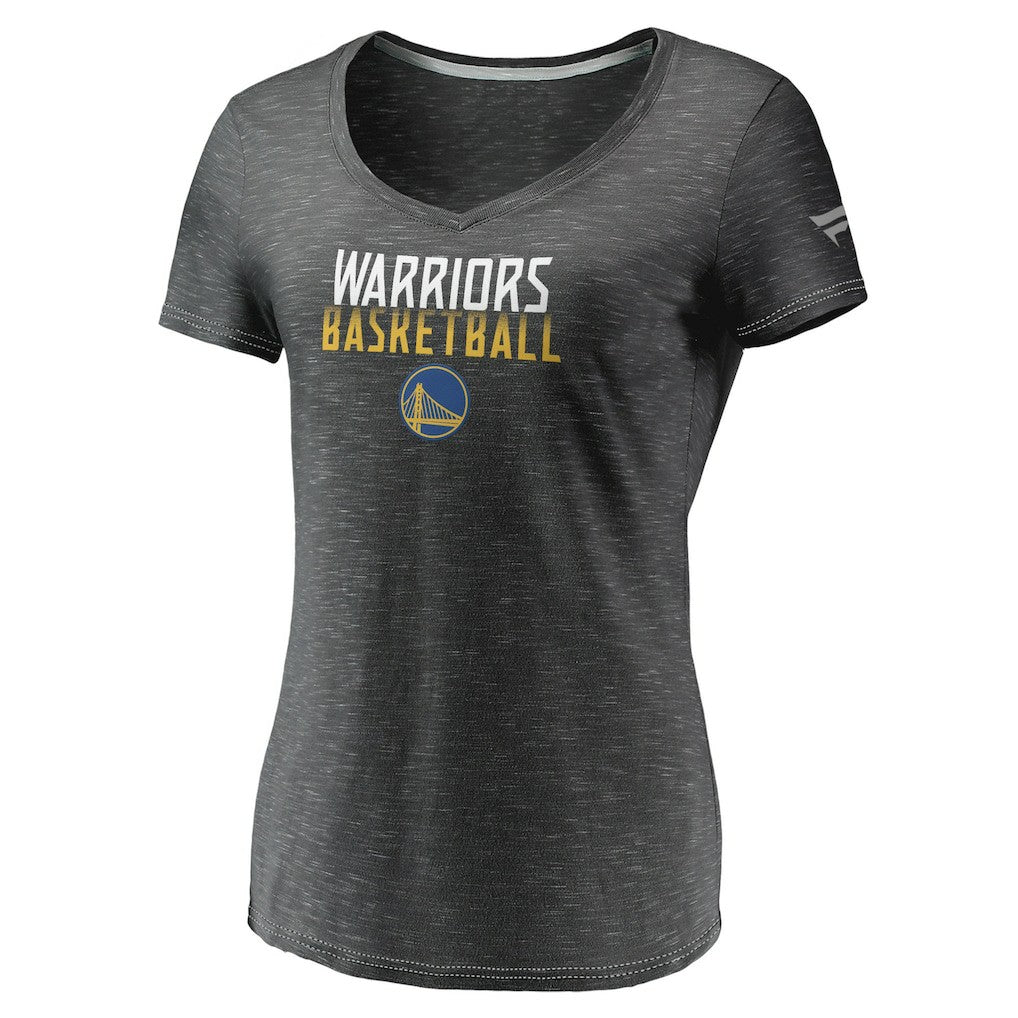 NBA Golden State Warriors Women's Double-Fade Space-Dye V-Neck T-Shirt sale