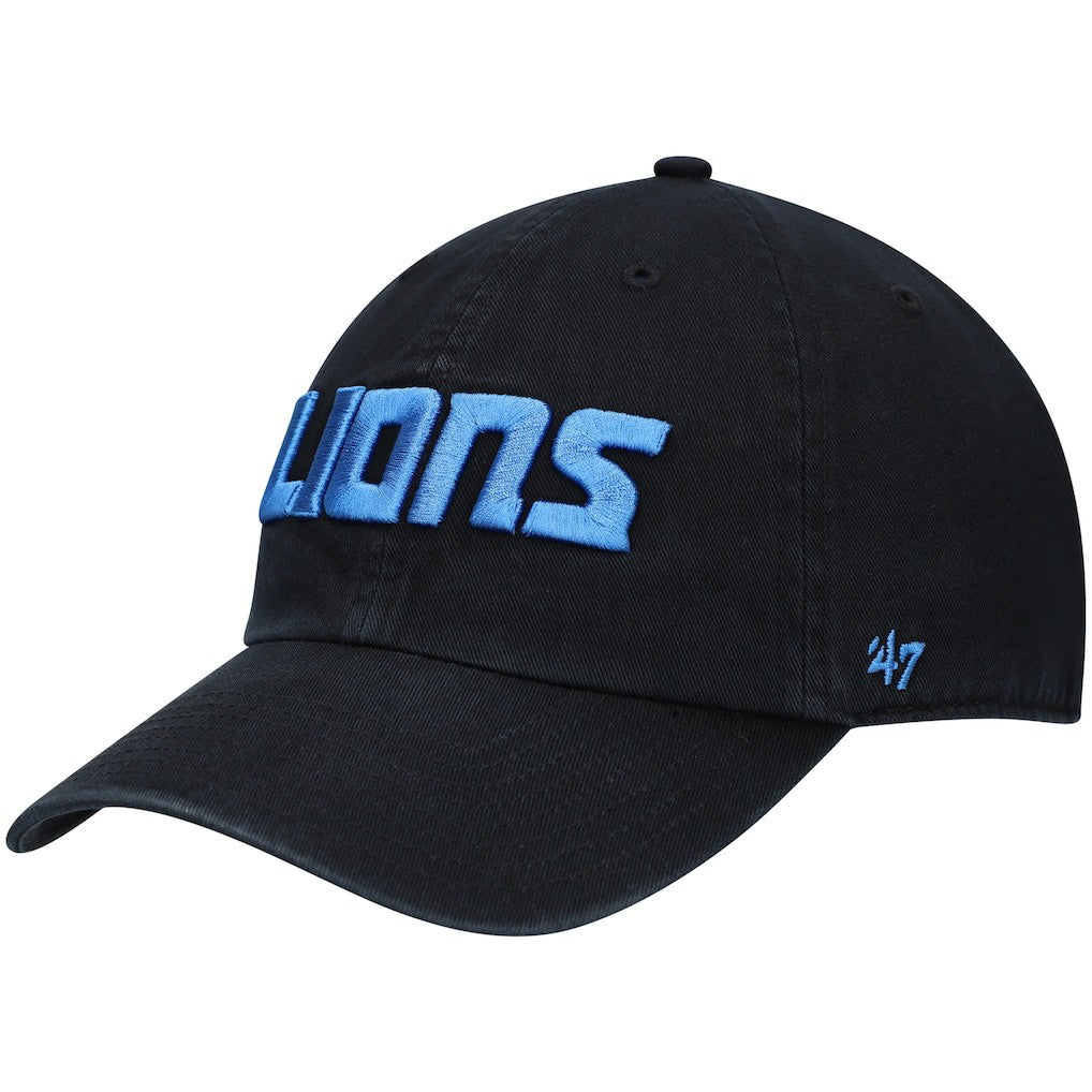 '47 Clean Up Script Adjustable Hat - Detroit Lions
