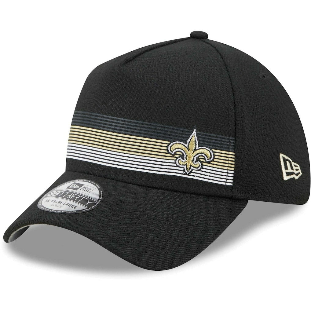 Flawless Stripe 39THIRTY Flex Hat - New Orleans Saints