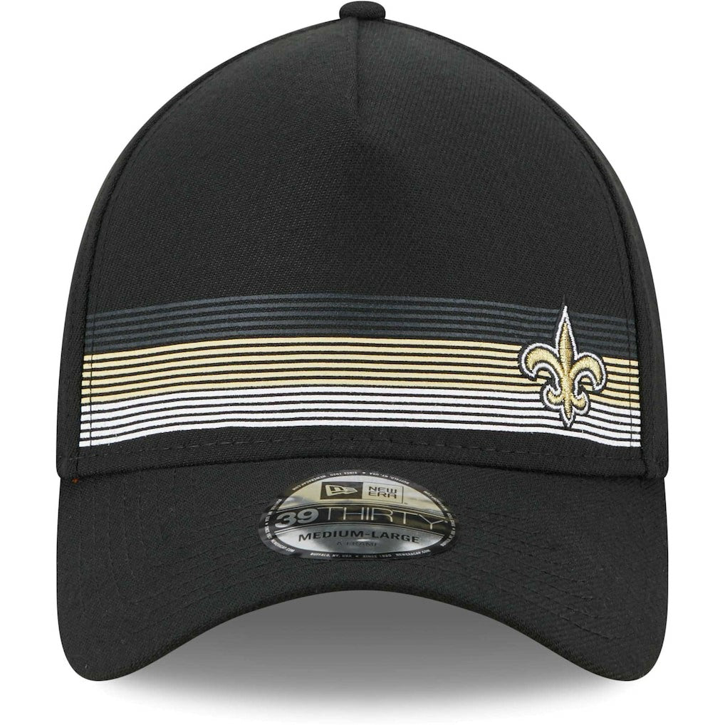 Flawless Stripe 39THIRTY Flex Hat - New Orleans Saints