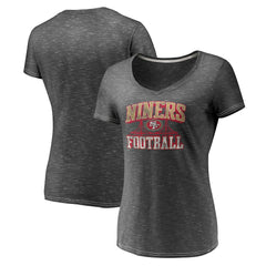 Women's Hometown Space-Dye V-Neck T-Shirt - San Francisco 49ers