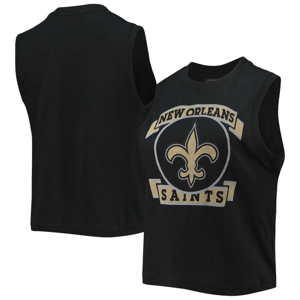 Junk Food Women's Rib Ranger Muscle Tank Top - New Orleans Saints
