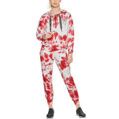 MLB Washington Nationals DKNY Sport Women's Dakota Tie-Dye Half-Zip Hoodie