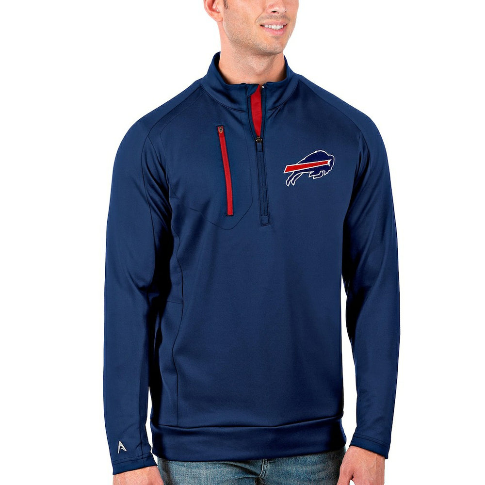 Antigua Generation Quarter-Zip Pullover Jacket - Buffalo Bills