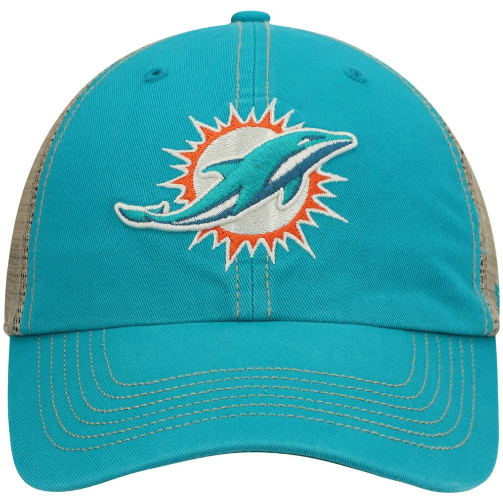 '47 Trawler Trucker Clean Up Snapback Hat - Miami Dolphins