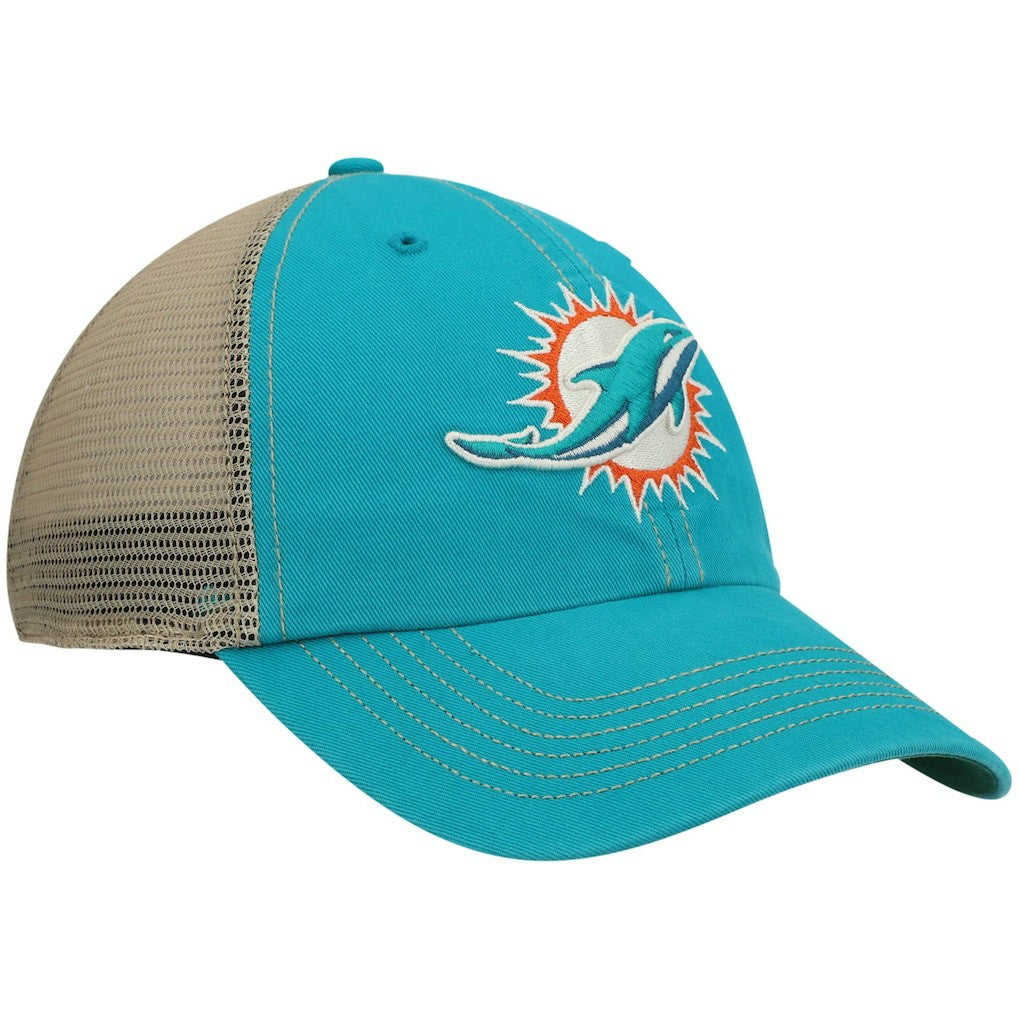 '47 Trawler Trucker Clean Up Snapback Hat - Miami Dolphins
