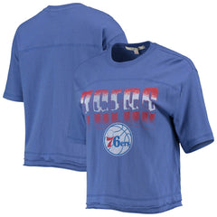 NBA Philadelphia 76ers Junk Food Women's Gradient Crop Top