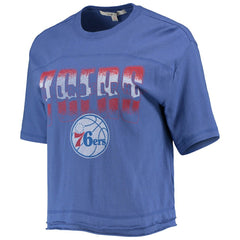 NBA Philadelphia 76ers Junk Food Women's Gradient Crop Top