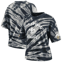 WEAR by Erin Andrews Women's Tie-Dye T-Shirt - New Orleans Saints
