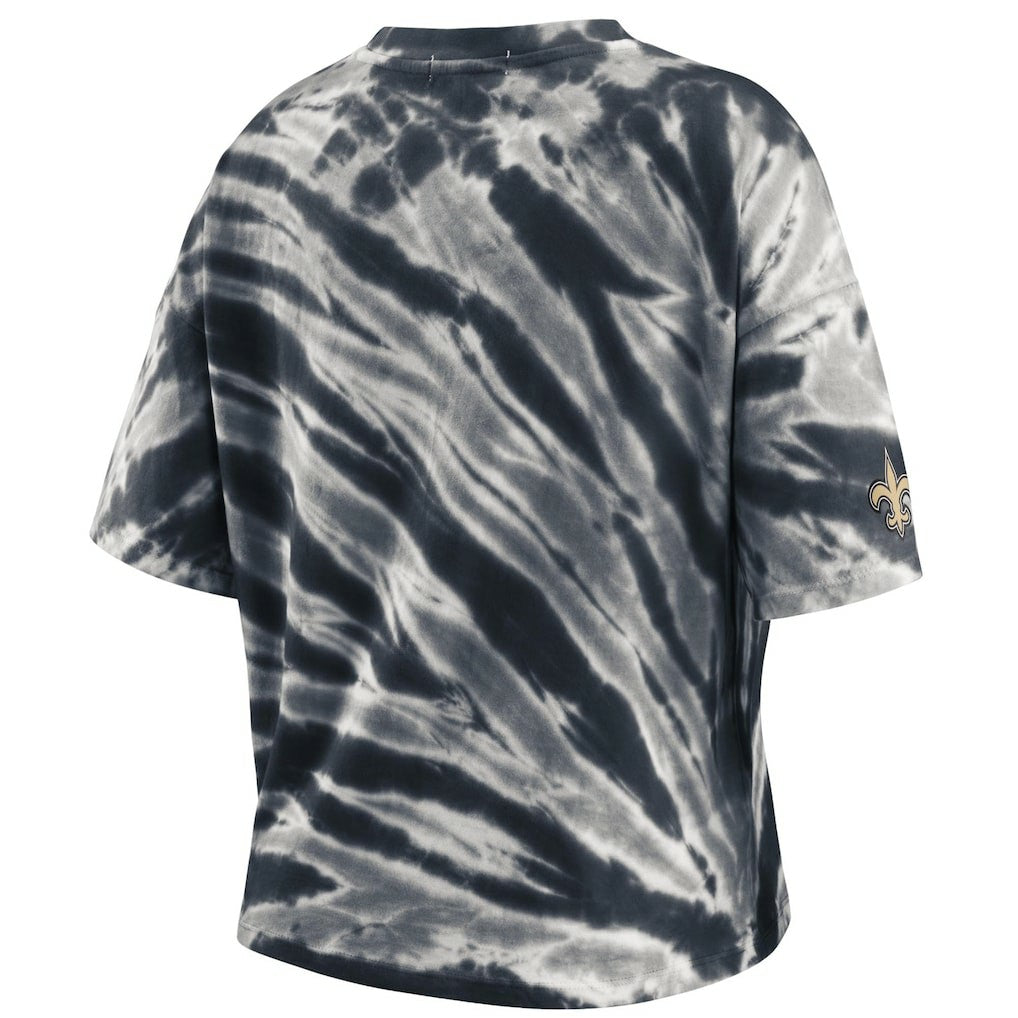 WEAR by Erin Andrews Women's Tie-Dye T-Shirt - New Orleans Saints