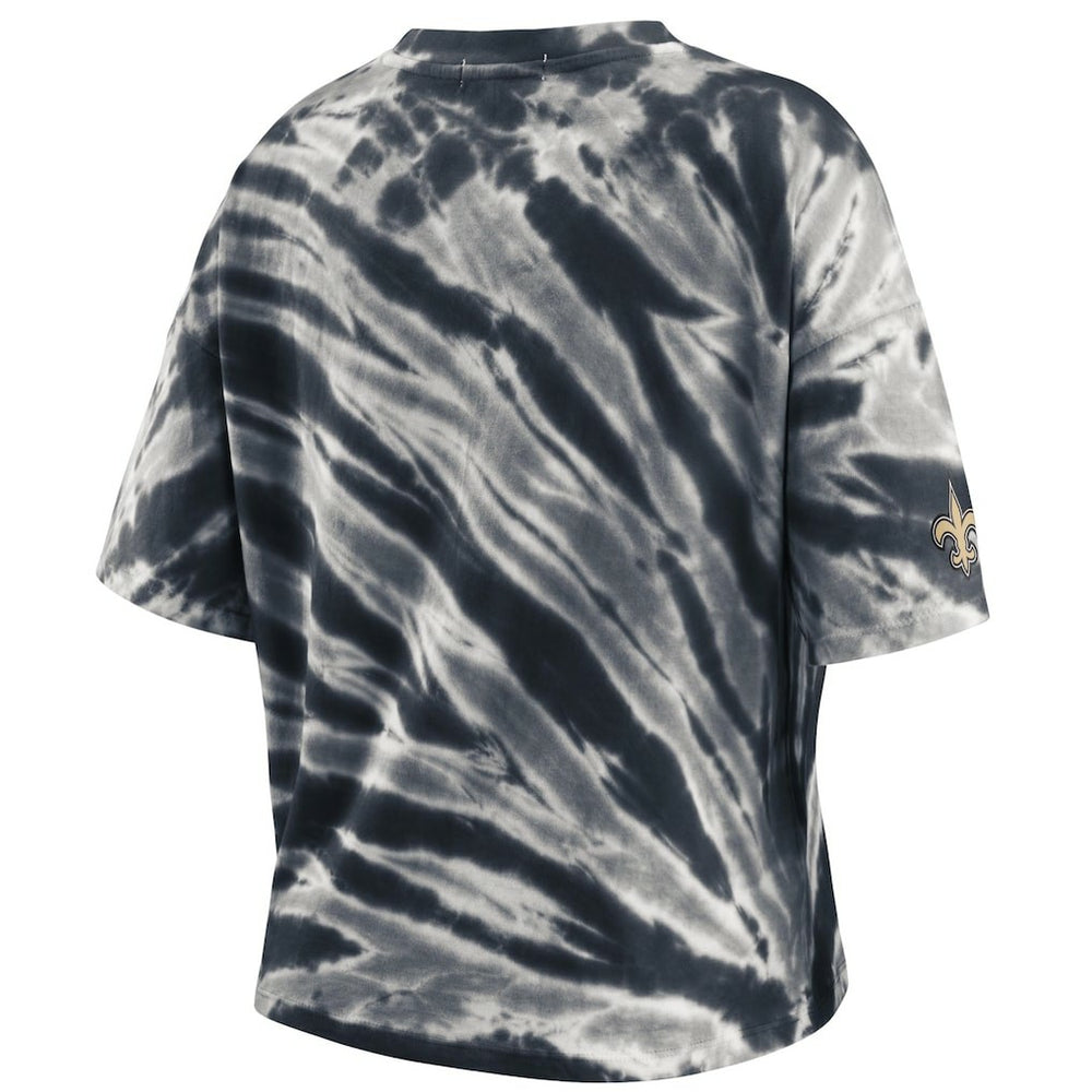 WEAR by Erin Andrews Women's Tie-Dye T-Shirt - New Orleans Saints
