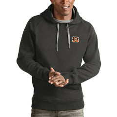 Antigua Logo Victory Pullover Hoodie - Cincinnati Bengals
