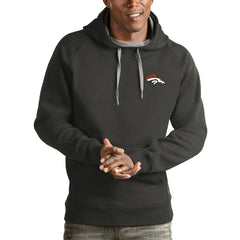 Antigua Logo Victory Pullover Hoodie - Denver Broncos