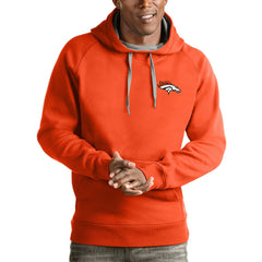 Antigua Logo Victory Pullover Hoodie - Denver Broncos