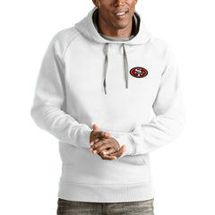 Antigua Logo Victory Pullover Hoodie - San Francisco 49ers