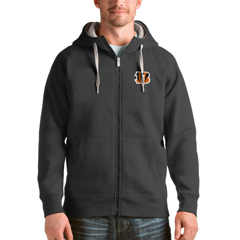 Antigua Victory Full-Zip Hoodie - Cincinnati Bengals