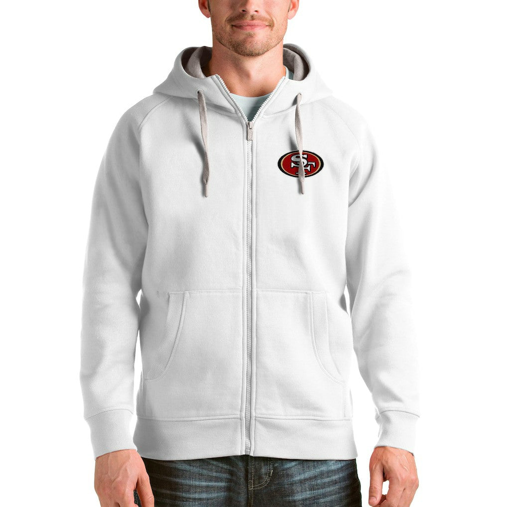 Antigua Victory Full-Zip Hoodie - San Francisco 49ers