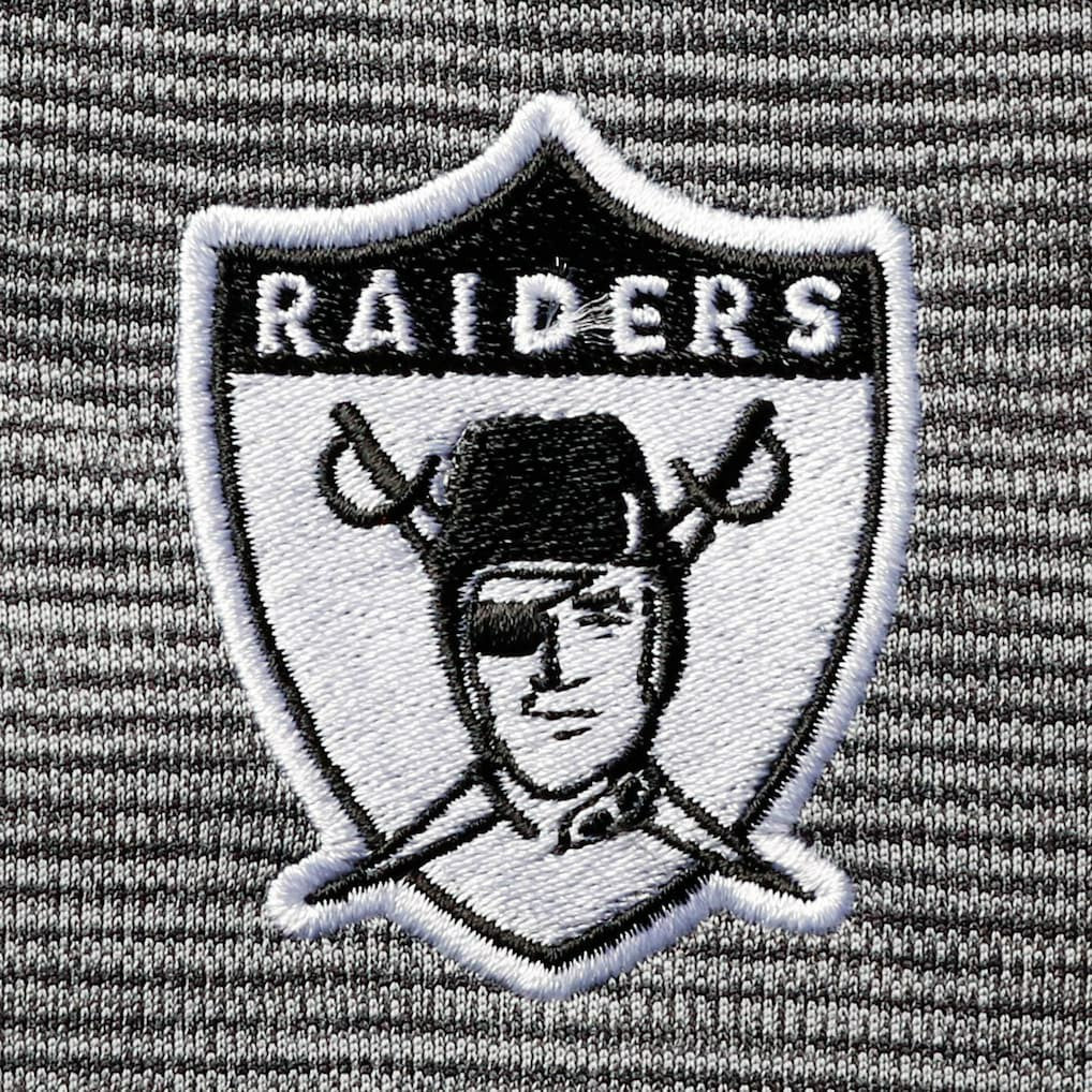 Antigua Throwback Cycle Quarter-Zip Jacket - Las Vegas Raiders
